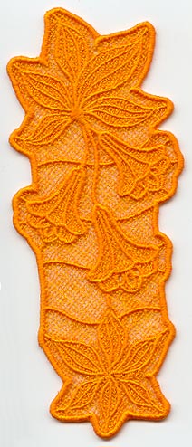 June Flowers Bookmark (Lace)
