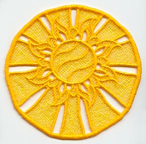 July Sunshine Coaster (Lace)