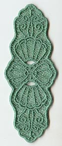 August Seashell Bookmark (Lace)
