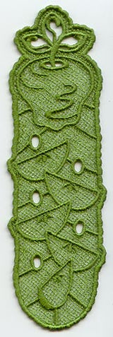 September Apple Bookmark (Lace)