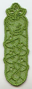 September Apple Bookmark (Lace)