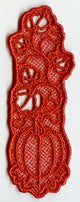 October Pumpkin Bookmark (Lace)
