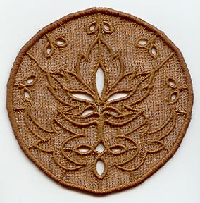 November Leaf Coaster (Lace)
