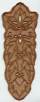 November Leaf Bookmark (Lace)
