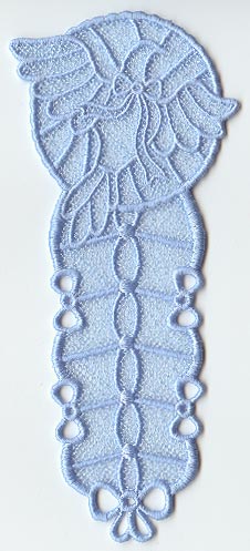 December Dove Bookmark (Lace)