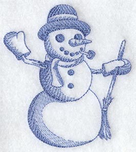 Friendly Snowman (Toile)