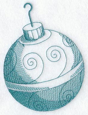 Christmas Ornament (Toile)