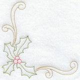 Holly Corner (Redwork)