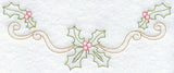 Holly Spray (Redwork)