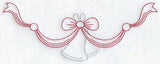 Bells and Bows Spray (Redwork)