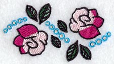 Art Deco Floral Border