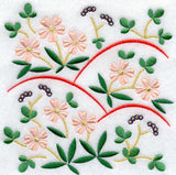 Japanese Cherry Blossom Square