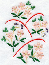 Japanese Cherry Blossom Oval