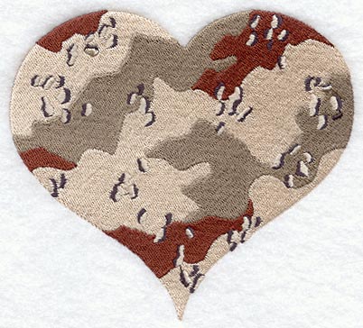 Desert Camouflage Heart