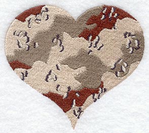 Desert Camouflage Heart