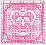 Fleur de Heart (Trapunto)