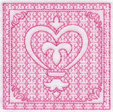 Fleur de Heart (Trapunto)