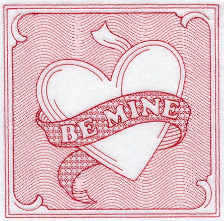 Be Mine, Valentine (Trapunto)