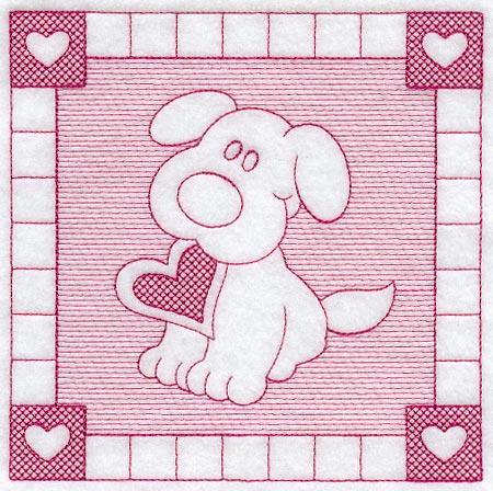 Puppy Love (Trapunto)