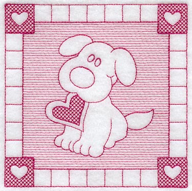 Puppy Love (Trapunto)