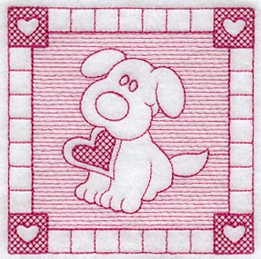 Puppy Love (Trapunto)