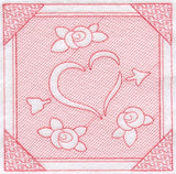 Hearts and Roses (Trapunto)