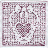Heart Basket (Trapunto)