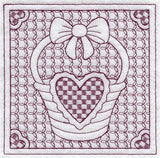 Heart Basket (Trapunto)