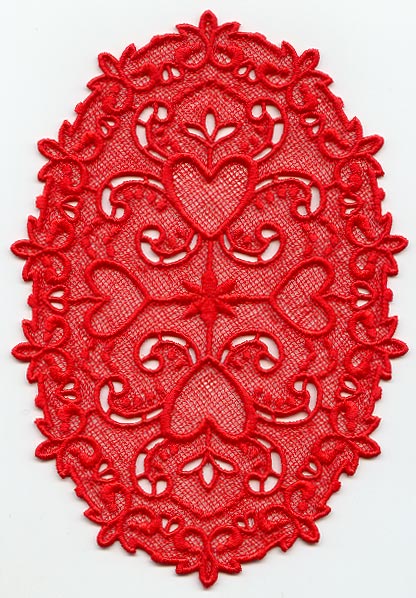 Look of Love Oval (Lace)