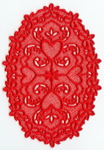 Look of Love Oval (Lace)
