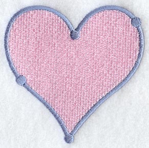 Heart with Dot Outline