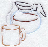 Coffee Pot and Cup