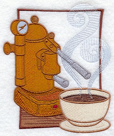 Espresso Machine and Mug