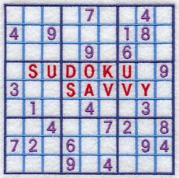 Sudoku Savvy