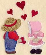 Sweethearts Sunbonnet Sue and Fisherman Fred