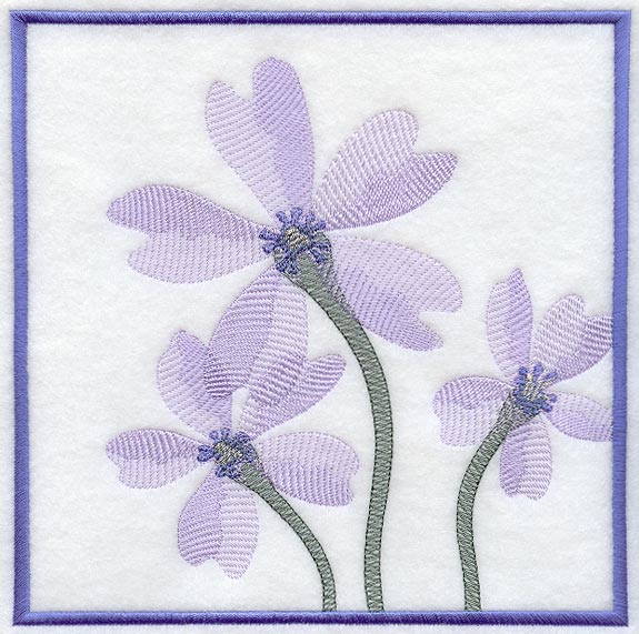 Violet Soft Shadow Square