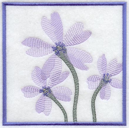 Violet Soft Shadow Square