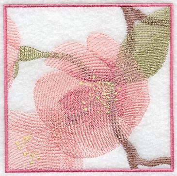 Cherry Blossom Soft Shadow Square