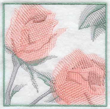 Rose Soft Shadow Square