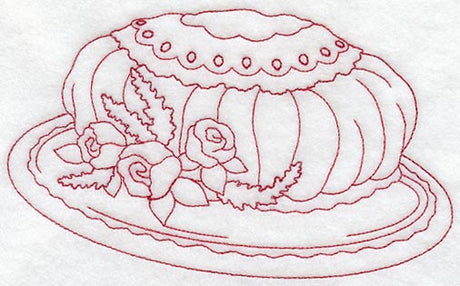 Victorian Hat 2 (Redwork)