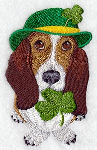St. Patrick's Day Basset Hound