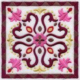 Fans and Flourishes Geometric Square