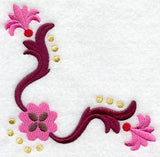 Fans and Flourishes Geometric Corner