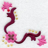 Fans and Flourishes Geometric Corner