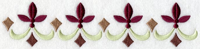 Geometric Kaleidoscope Border