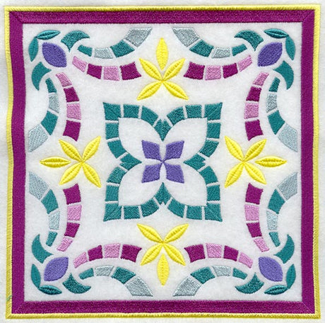 Geometric Mosaic Square
