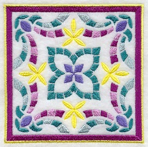 Geometric Mosaic Square