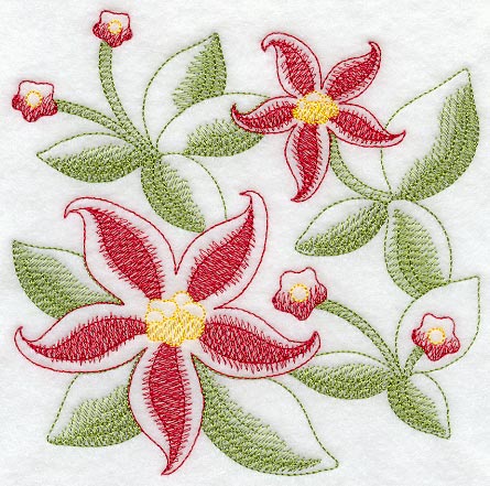 Sheer Floral Bouquet (Leather)