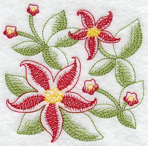 Sheer Floral Bouquet (Leather)