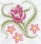 Sheer Floral Blossom (Leather)